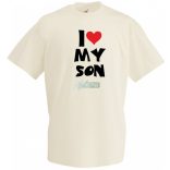 I Love My Son férfi rövid ujjú póló