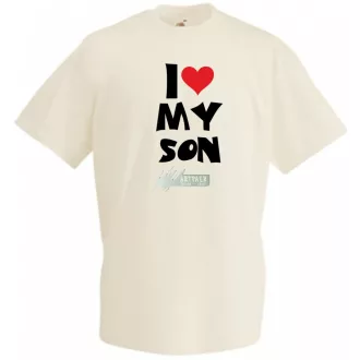 I Love My Son férfi rövid ujjú póló