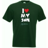 I Love My Son férfi rövid ujjú póló