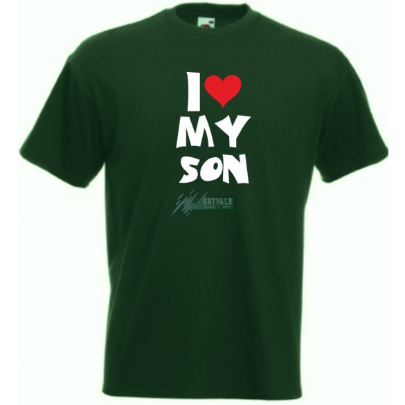 I Love My Son férfi rövid ujjú póló