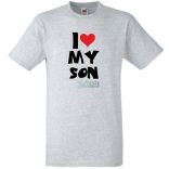 I Love My Son férfi rövid ujjú póló