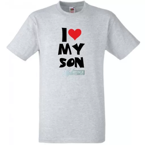 I Love My Son férfi rövid ujjú póló