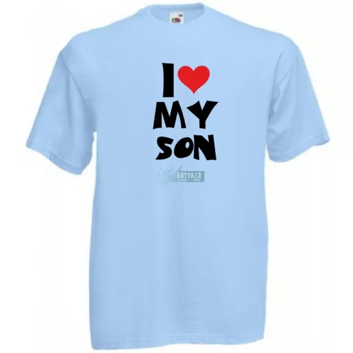 I Love My Son férfi rövid ujjú póló