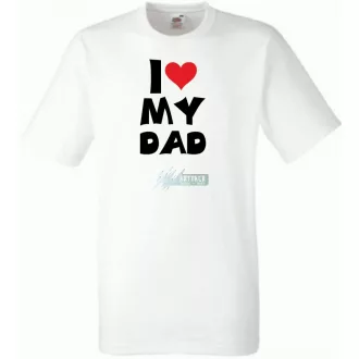 I Love My DAD gyerek rövid ujjú póló