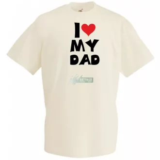 I Love My DAD gyerek rövid ujjú póló