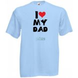 I Love My DAD gyerek rövid ujjú póló