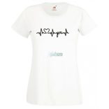 I Love You - EKG női rövid ujjú póló