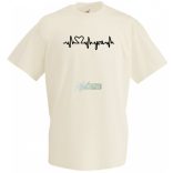 I Love You - EKG férfi rövid ujjú póló