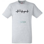 I Love You - EKG férfi rövid ujjú póló