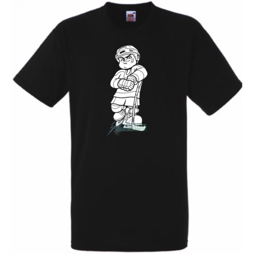 Jéghokis sportoló gyerek rövid ujjú póló