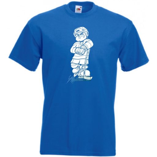 Jéghokis sportoló gyerek rövid ujjú póló