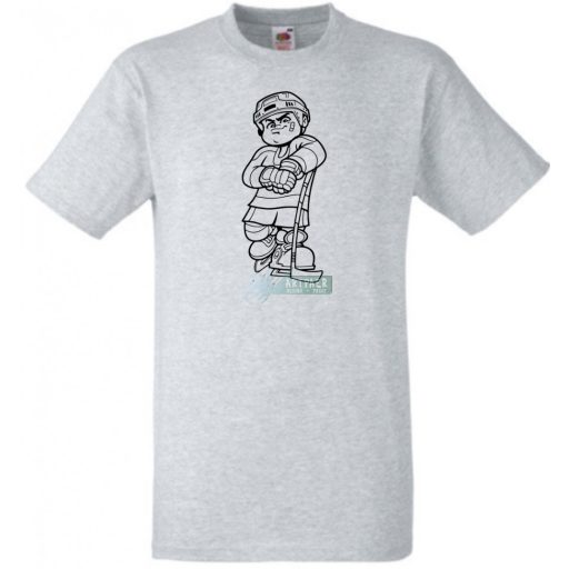 Jéghokis sportoló gyerek rövid ujjú póló