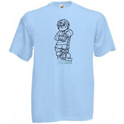 Jéghokis sportoló gyerek rövid ujjú póló