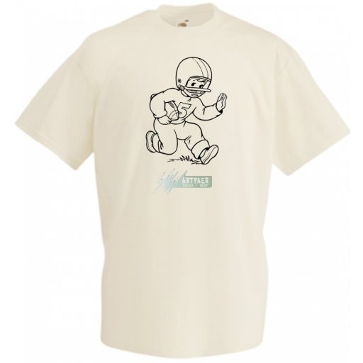 Amerikai focis sportoló gyerek rövid ujjú póló