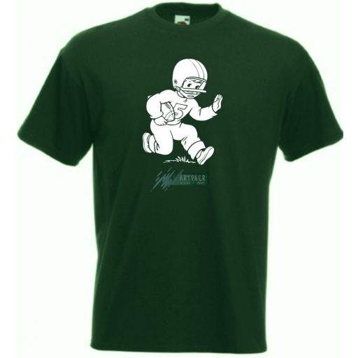 Amerikai focis sportoló gyerek rövid ujjú póló