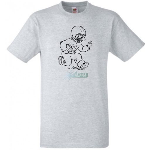 Amerikai focis sportoló gyerek rövid ujjú póló