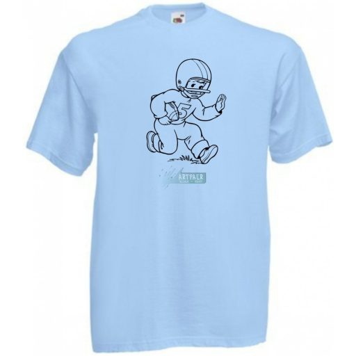 Amerikai focis sportoló gyerek rövid ujjú póló