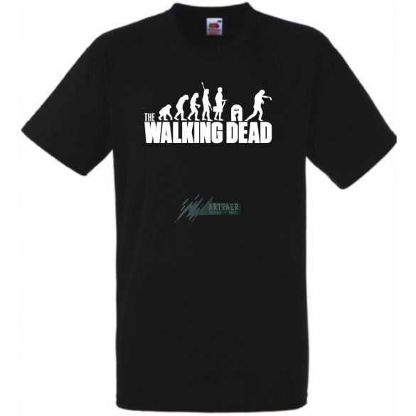 Evolution - Walking Dead férfi rövid ujjú póló