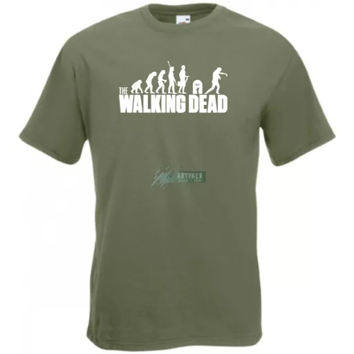 Evolution - Walking Dead férfi rövid ujjú póló