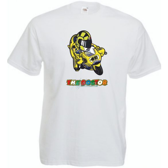 Motor Sport fan Doctor V Rossi gyerek rövid ujjú póló