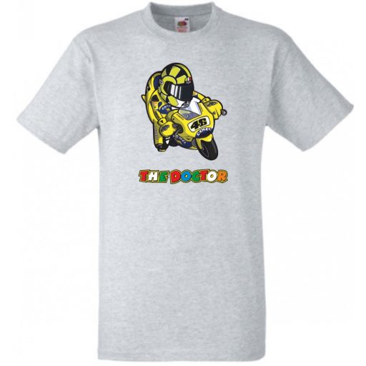Motor Sport fan Doctor V Rossi férfi rövid ujjú póló