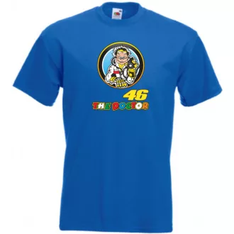 Motor Sport fan Doctor V Rossi férfi rövid ujjú póló