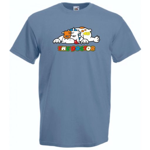 Motor Sport fan Doctor V Rossi Kutya férfi rövid ujjú póló