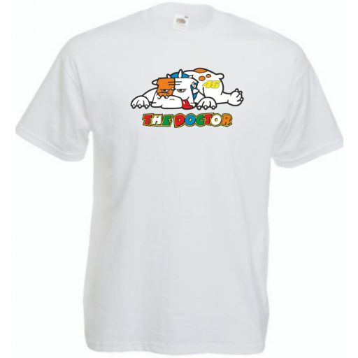 Motor Sport fan Doctor V Rossi Kutya férfi rövid ujjú póló