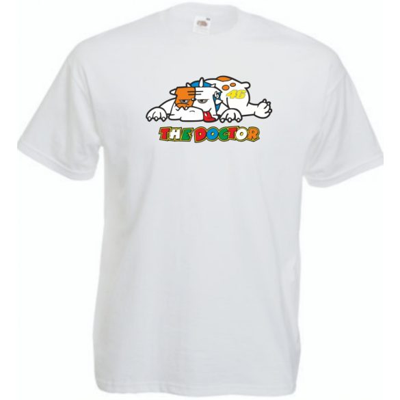 Motor Sport fan Doctor V Rossi Kutya férfi rövid ujjú póló