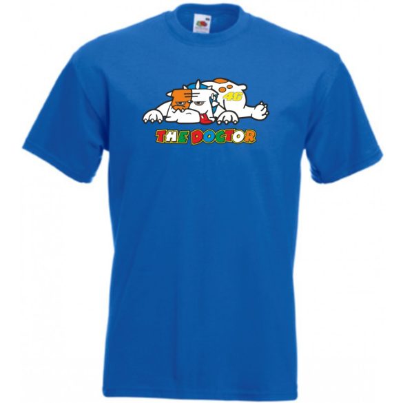 Motor Sport fan Doctor V Rossi Kutya férfi rövid ujjú póló