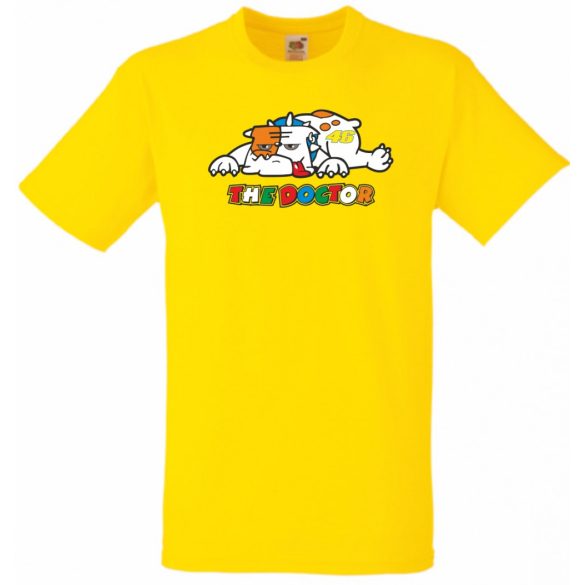 Motor Sport fan Doctor V Rossi Kutya férfi rövid ujjú póló