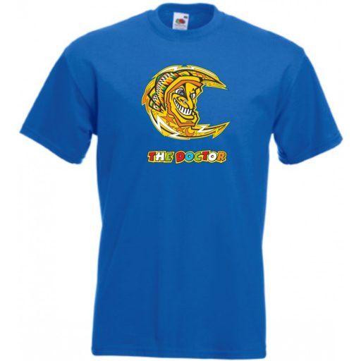 Motor Sport fan Doctor V Rossi Nap férfi rövid ujjú póló