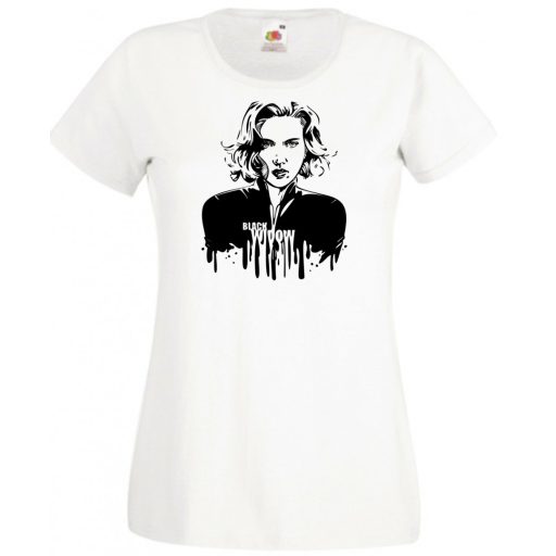 Hősök Black Widow minima női rövid ujjú póló