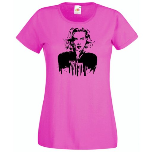 Hősök Black Widow minima női rövid ujjú póló