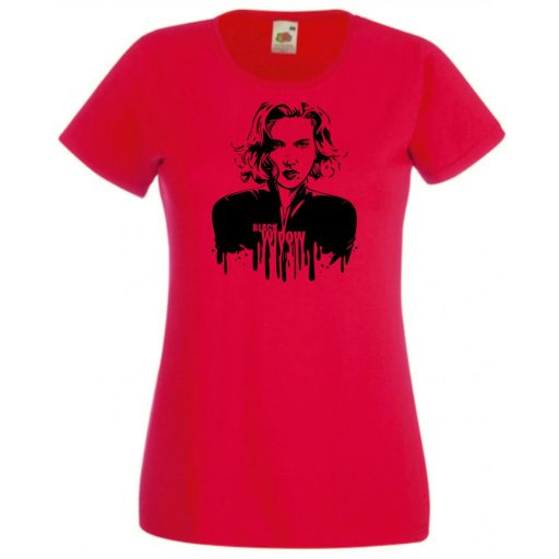 Hősök Black Widow minima női rövid ujjú póló