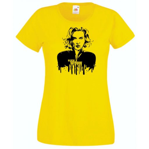 Hősök Black Widow minima női rövid ujjú póló