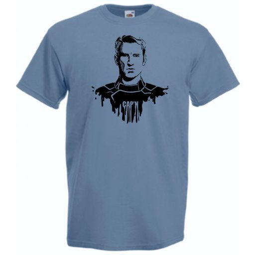 Hősök Cap'N America minima férfi rövid ujjú póló