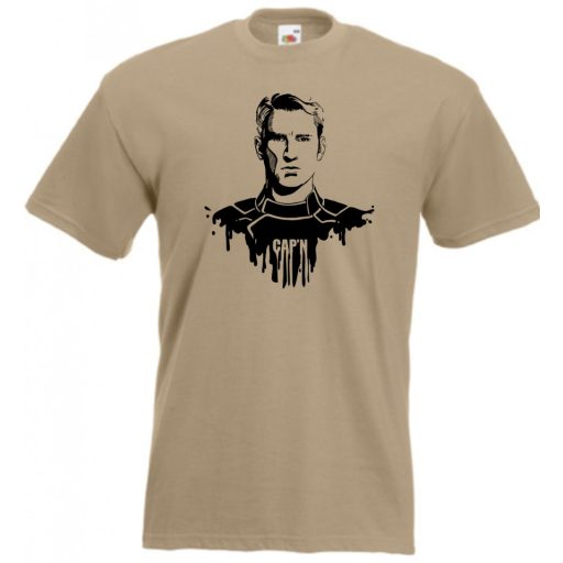 Hősök Cap'N America minima férfi rövid ujjú póló