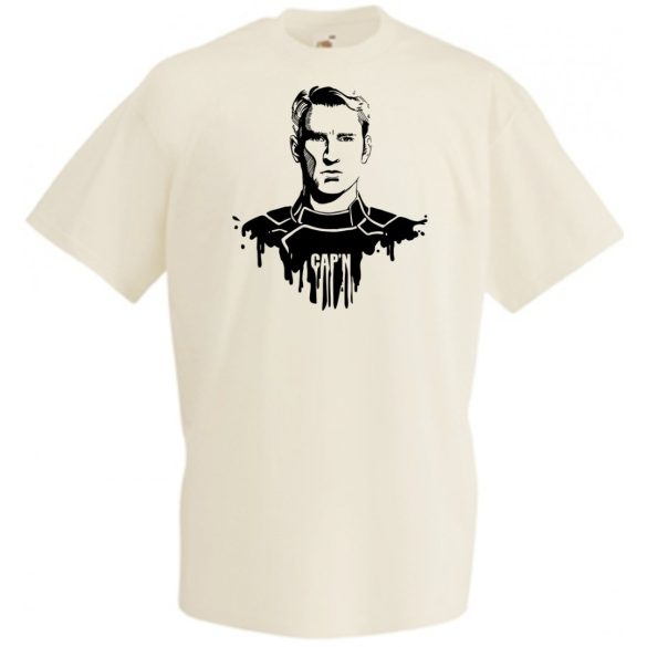 Hősök Cap'N America minima férfi rövid ujjú póló