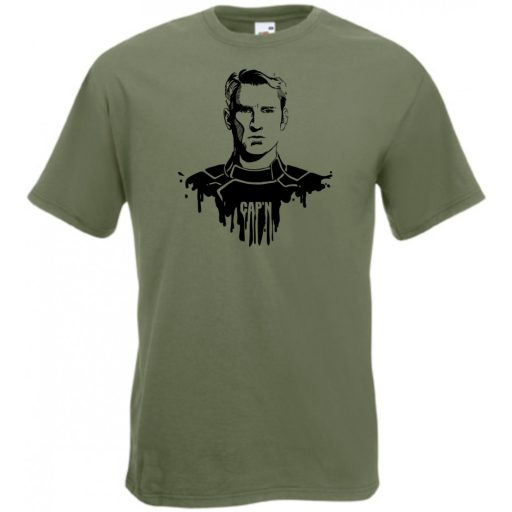 Hősök Cap'N America minima férfi rövid ujjú póló