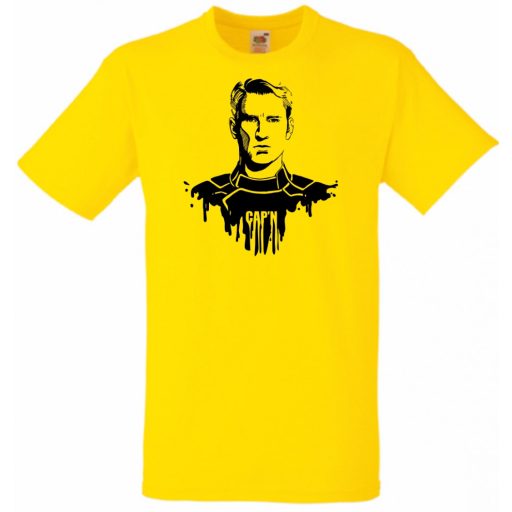 Hősök Cap'N America minima férfi rövid ujjú póló