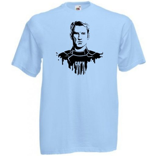 Hősök Cap'N America minima férfi rövid ujjú póló