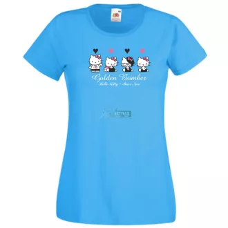 Hello Kitty Golden Bomber női rövid ujjú póló