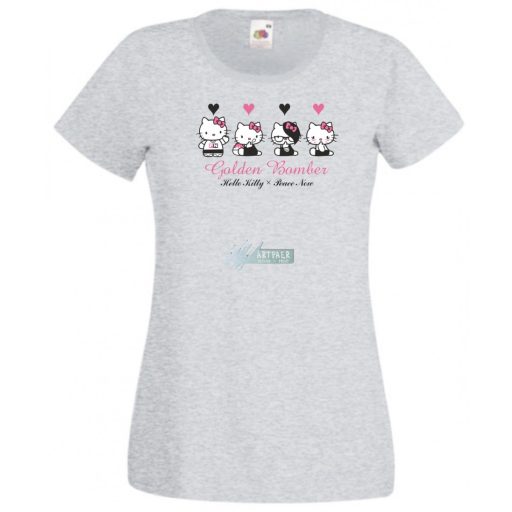 Hello Kitty Golden Bomber női rövid ujjú póló