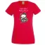 Hello Kitty Piroska női rövid ujjú póló