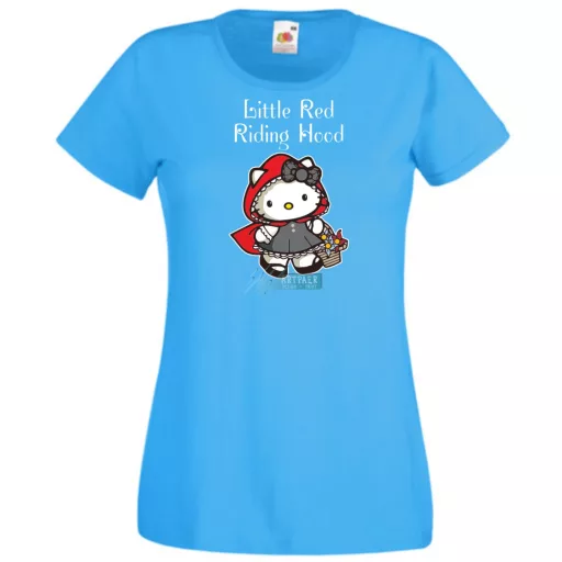 Hello Kitty Piroska női rövid ujjú póló