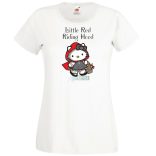 Hello Kitty Piroska női rövid ujjú póló