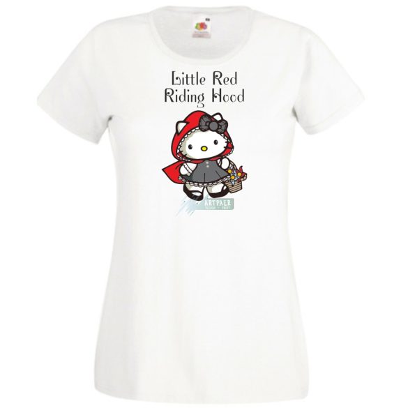 Hello Kitty Piroska női rövid ujjú póló