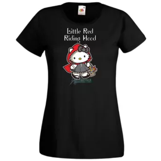 Hello Kitty Piroska női rövid ujjú póló