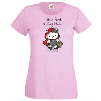 Hello Kitty Piroska női rövid ujjú póló